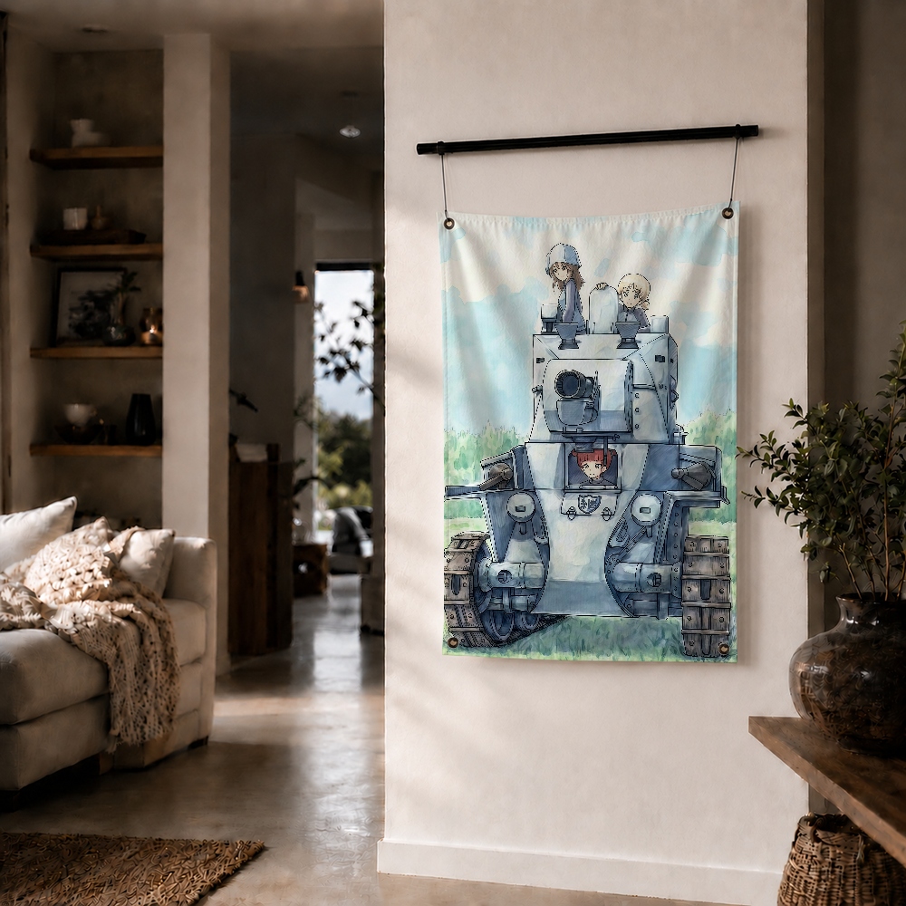 Girls und Panzer Anime flag De – обзор и цена Outdoor Und Camping