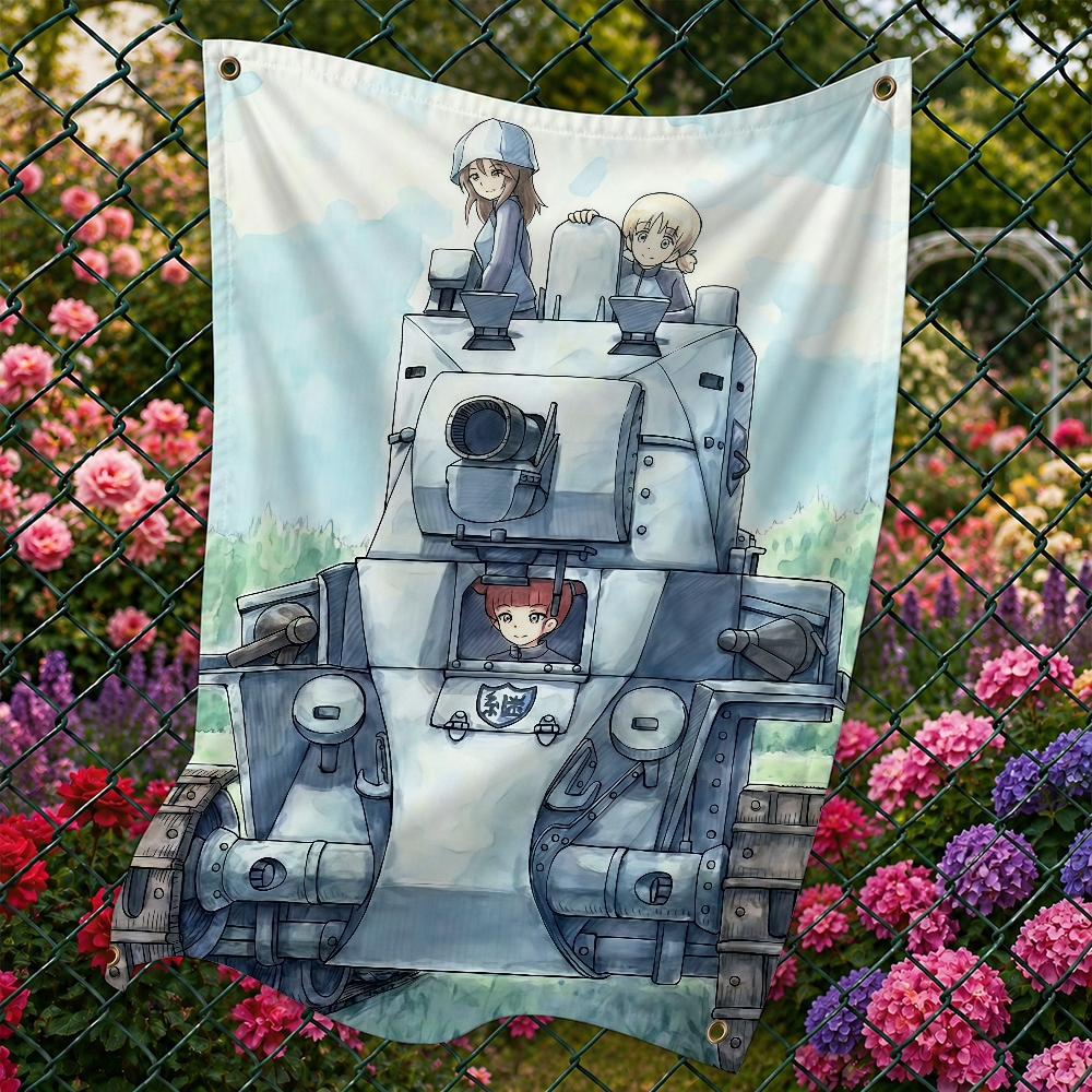 Girls und Panzer Anime flag De – обзор и цена Outdoor Und Camping