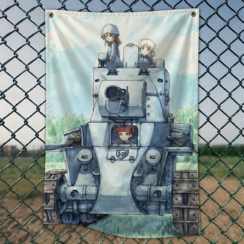 Girls und Panzer Anime flag De – обзор и цена Outdoor Und Camping