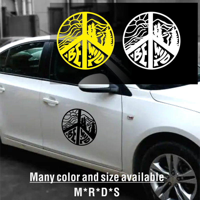 Peace Sign Camping Vinyl Car S – обзор и цена Outdoor Camping Quotes