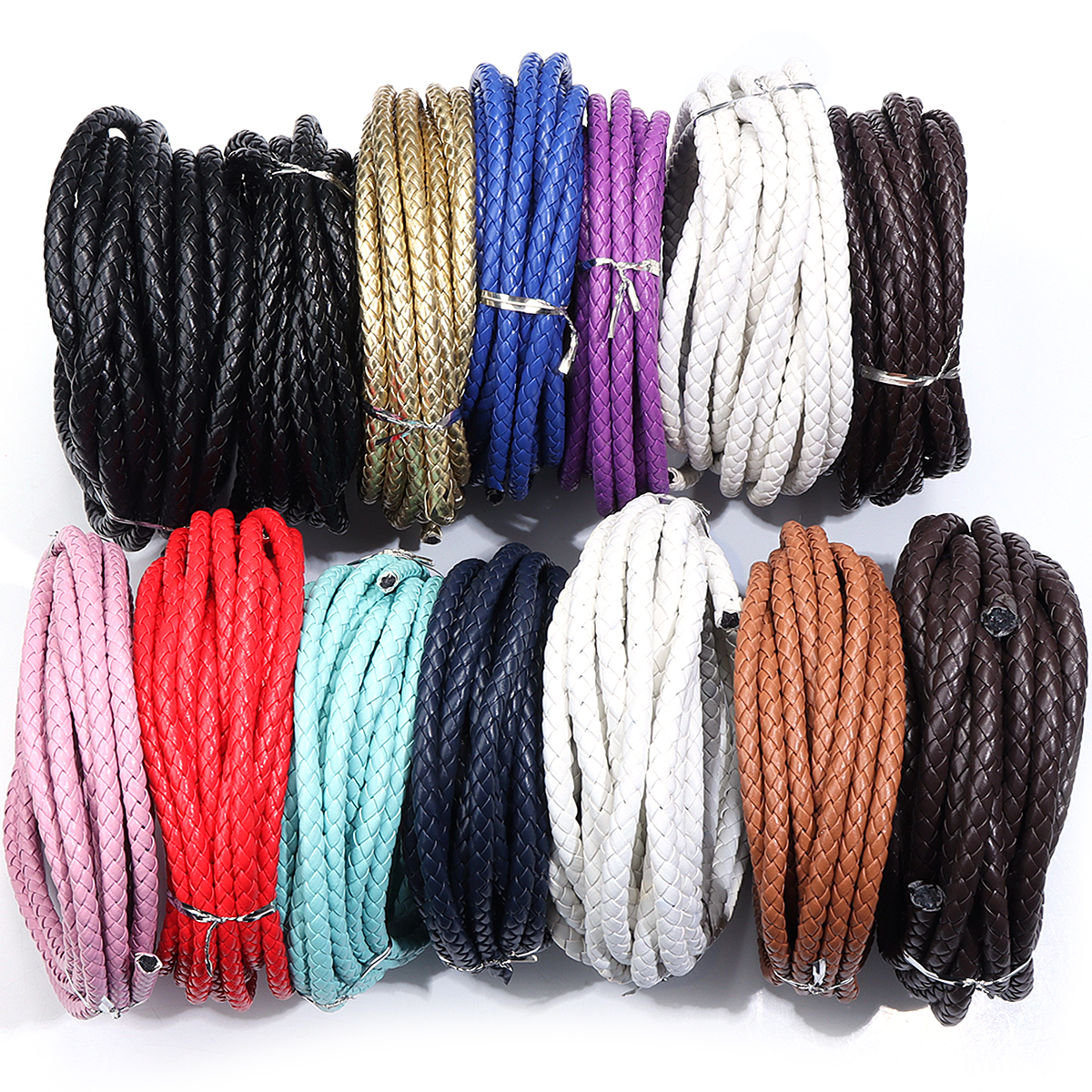 5 Yards/lot 6/7mm Braided Leat – обзор и цена Paracord Bracelet