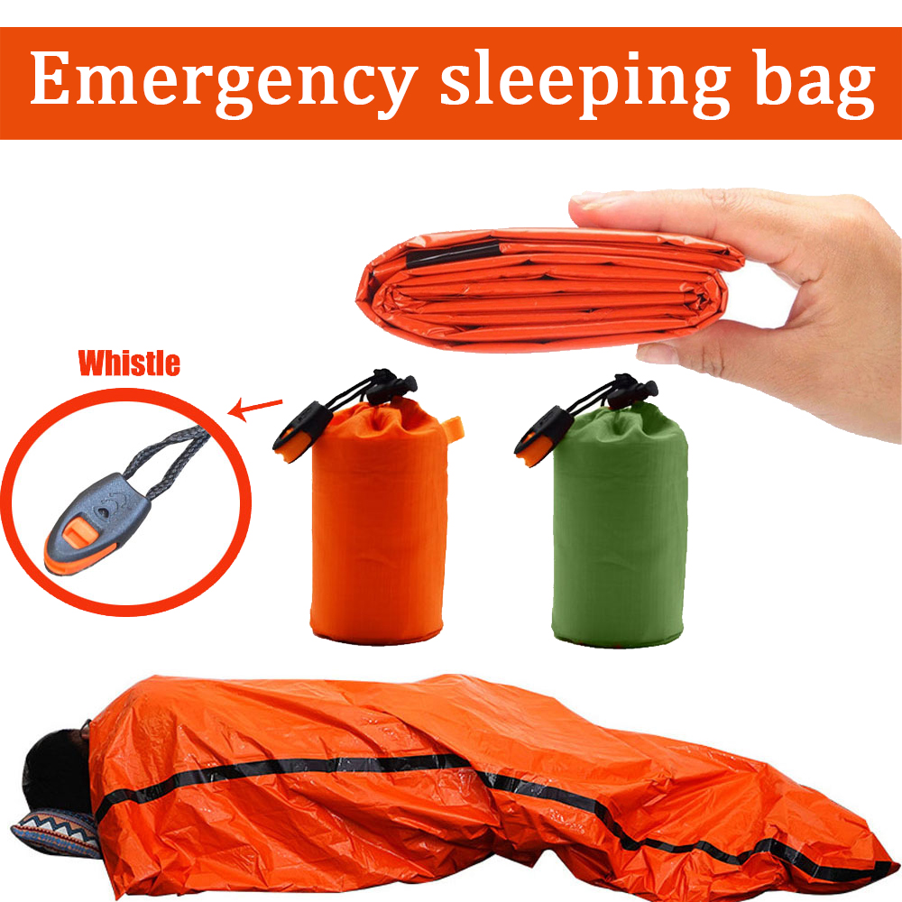 Portable Waterproof Emergency  – обзор и цена Outdoor Camping Sleeping Bag