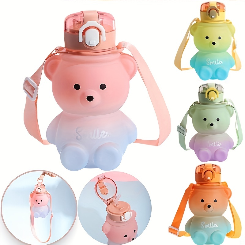 1pc Cute Bear Water Bottle BPA – обзор и цена Bear Canister