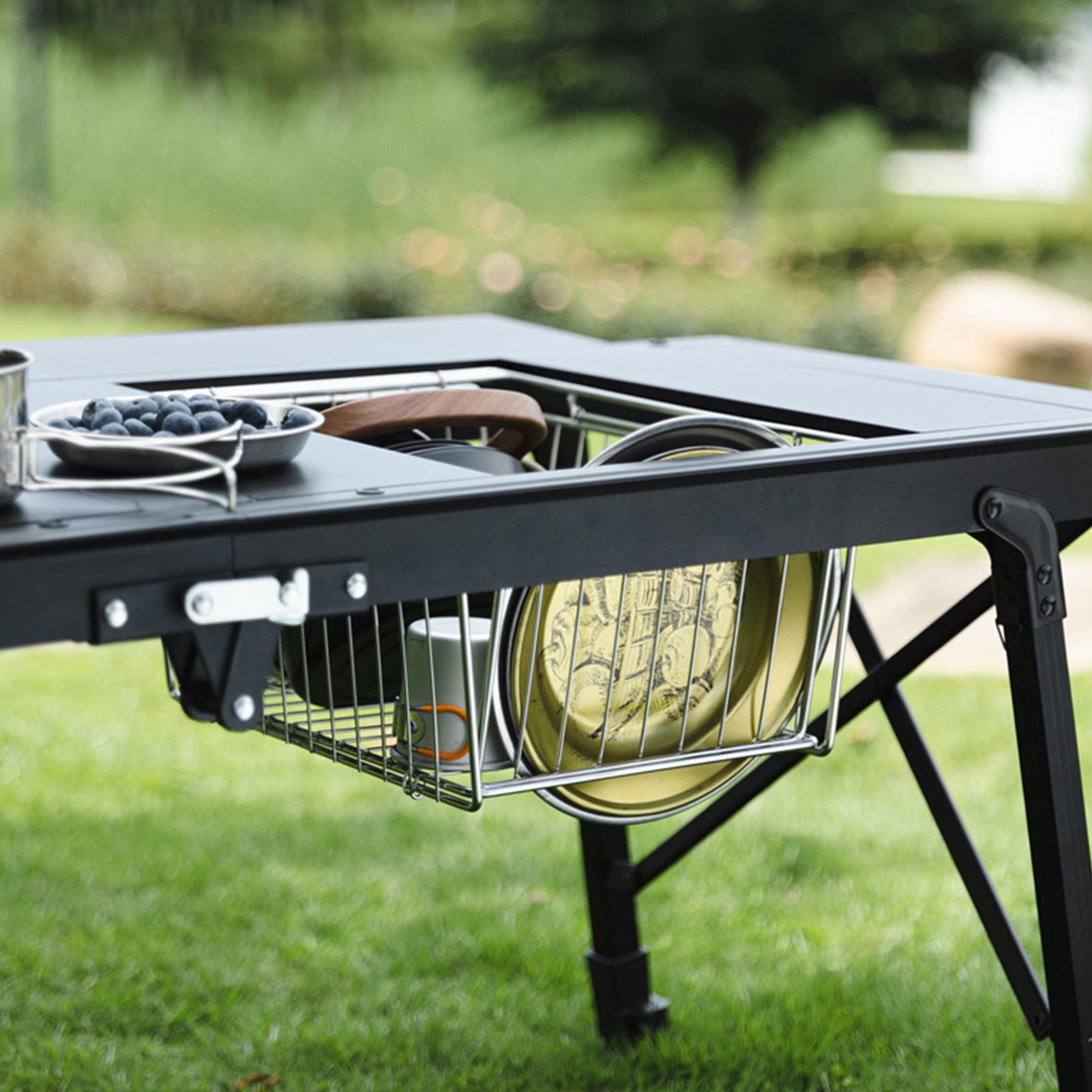 Camping Table Basket Metal Fol – обзор и цена Camp Table Folding
